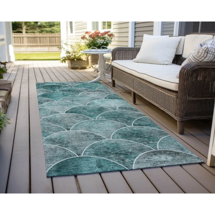 Chantille ACN594 Teal 2'3" x 7'6" Rug