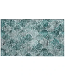 Addison Chantille ACN594 Teal 1 ft. 8 in. x 2 ft. 6 in. Rectangle Rug