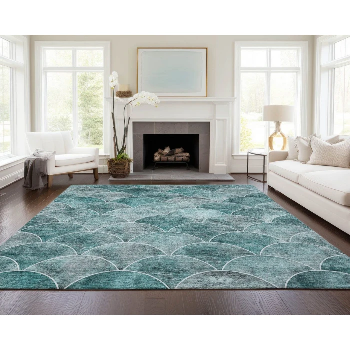 Chantille ACN594 Teal 9' x 12' Rug