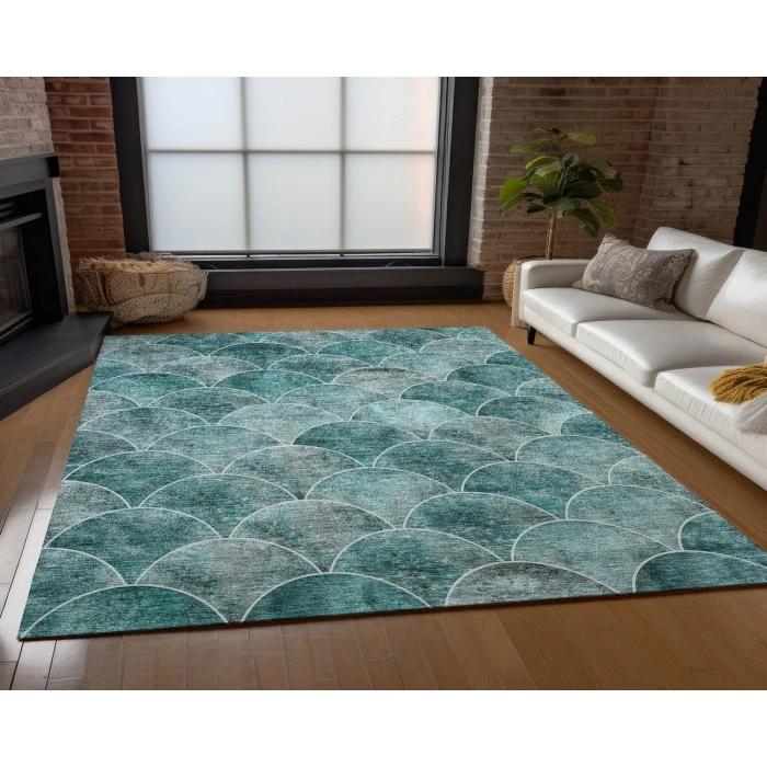 Chantille ACN594 Teal 9' x 12' Rug