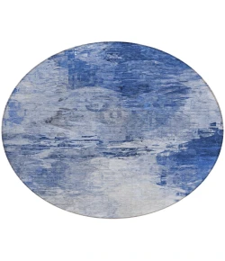 Addison Chantille ACN595 Blue 8 ft. x 8 ft. Round Rug