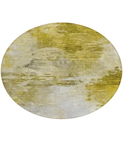 Addison Chantille ACN595 Gold 8 ft. x 8 ft. Round Rug