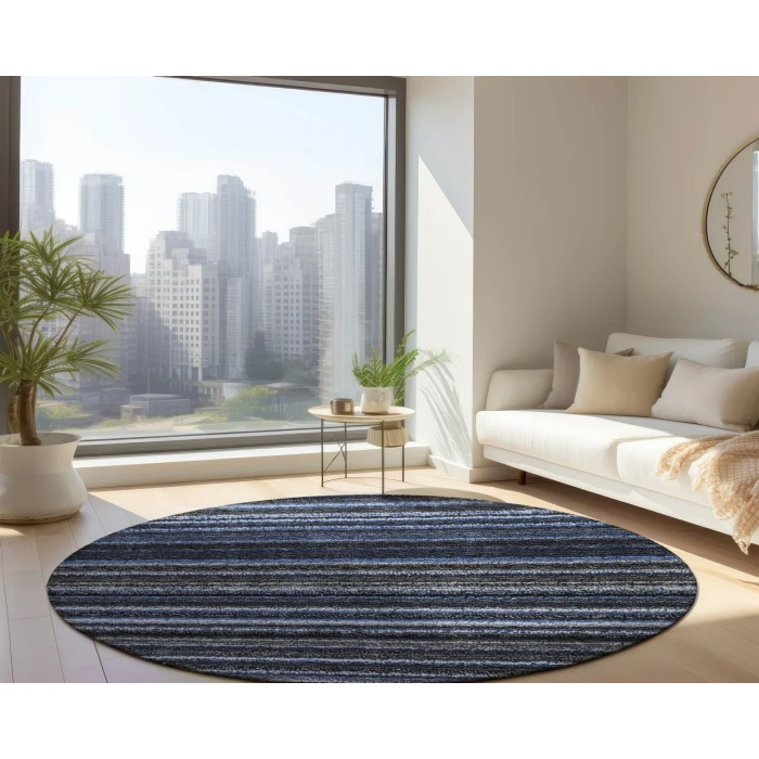 Chantille ACN598 Blue 8' x 8' Rug