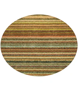 Addison Chantille ACN598 Coral 8 ft. x 8 ft. Round Rug