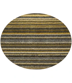 Addison Chantille ACN598 Gold 8 ft. x 8 ft. Round Rug