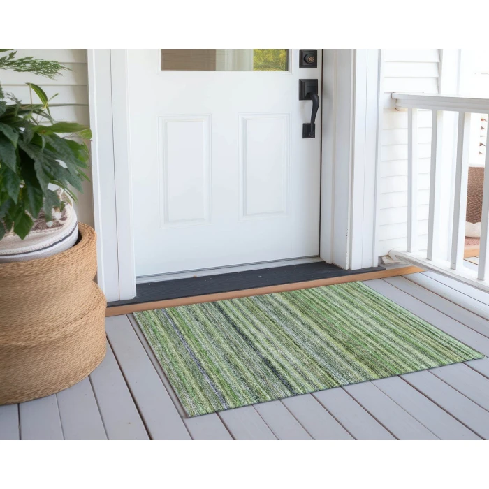Chantille ACN598 Green 1'8" x 2'6" Rug