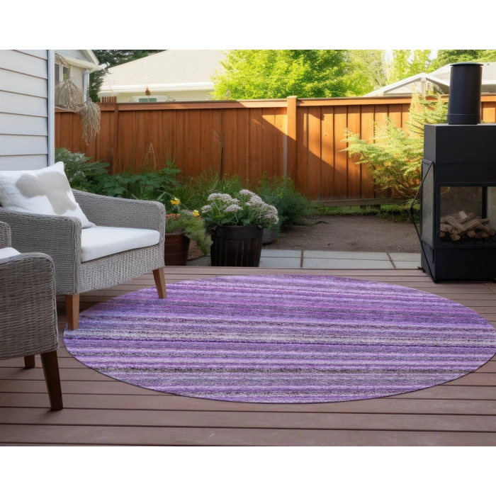 Chantille ACN598 Purple 8' x 8' Rug