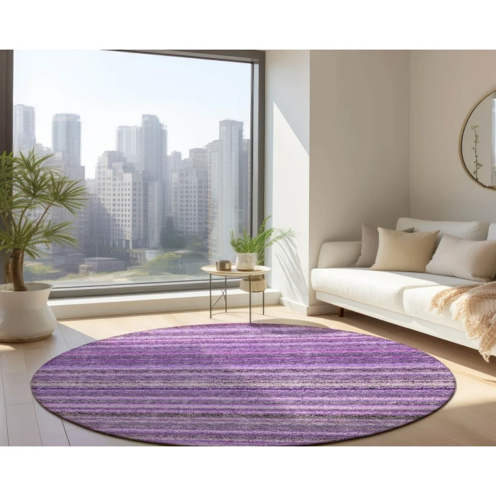 Chantille ACN598 Purple 8' x 8' Rug