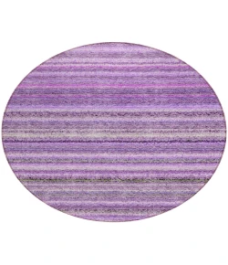 Addison Chantille ACN598 Purple 8 ft. x 8 ft. Round Rug