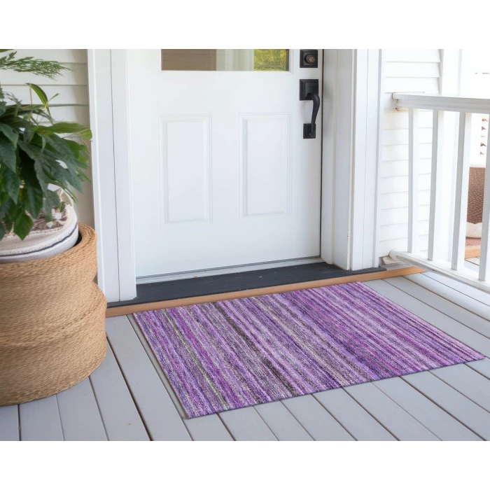Chantille ACN598 Purple 1'8" x 2'6" Rug