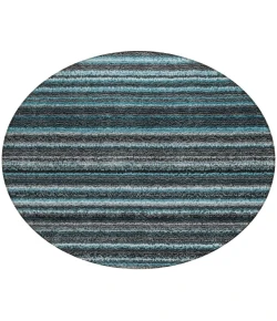 Addison Chantille ACN598 Teal 8 ft. x 8 ft. Round Rug