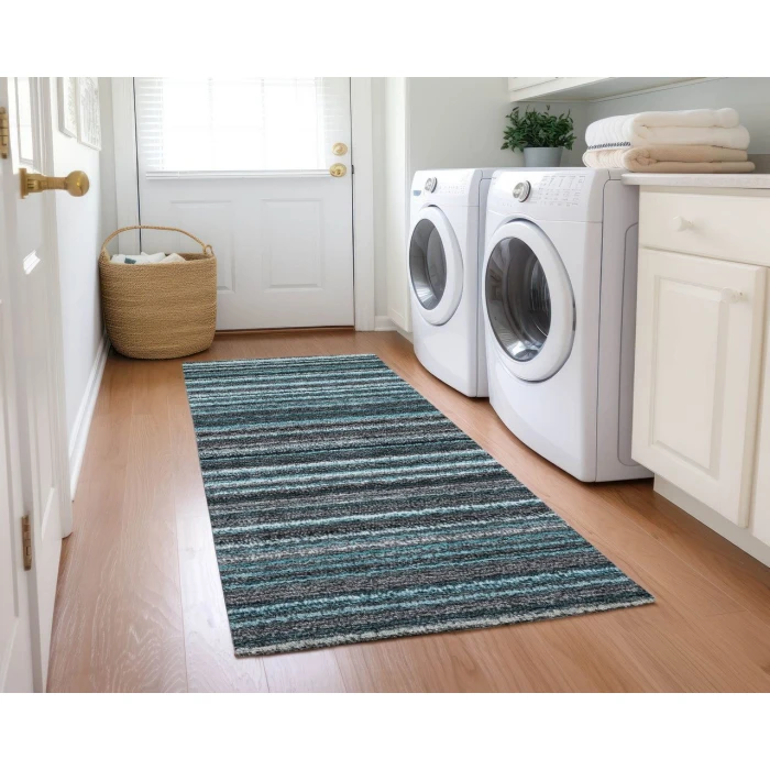 Chantille ACN598 Teal 2'3" x 7'6" Rug