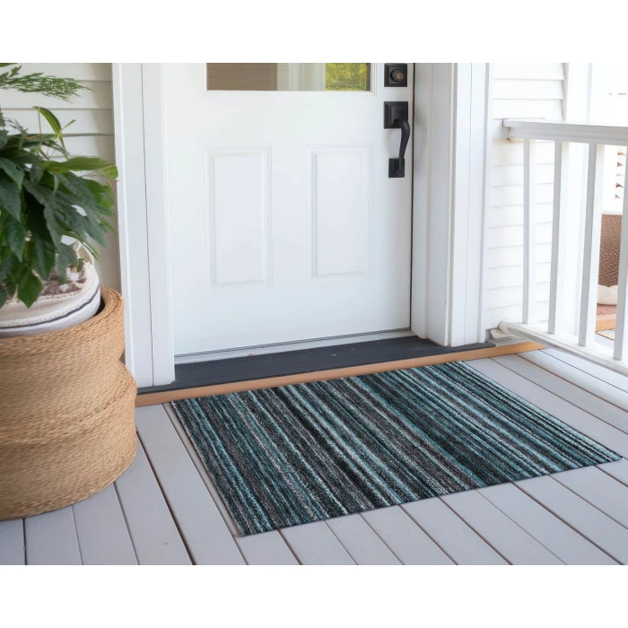 Chantille ACN598 Teal 1'8" x 2'6" Rug