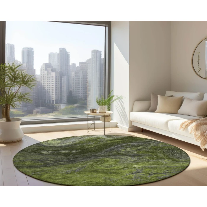 Chantille ACN599 Green 8' x 8' Rug