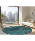 Chantille ACN599 Teal 8' x 8' Rug