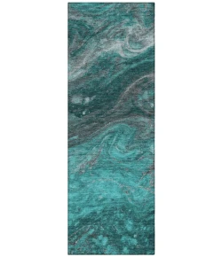 Addison Chantille ACN599 Teal 2 ft. 3 in. x 7 ft. 6 in. Runner Rug
