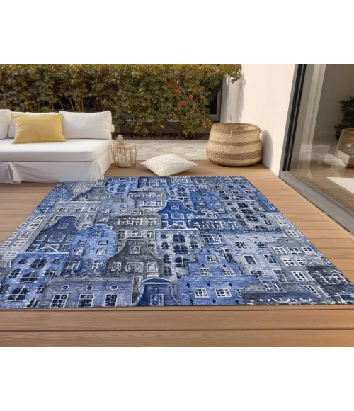 Chantille ACN600 Blue 10' x 14' Rug