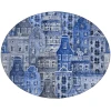 Addison Chantille ACN600 Blue 8 ft. x 8 ft. Round Rug