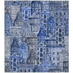 Addison Chantille ACN600 Blue 2 ft. 6 in. x 3 ft. 10 in. Rectangle Rug