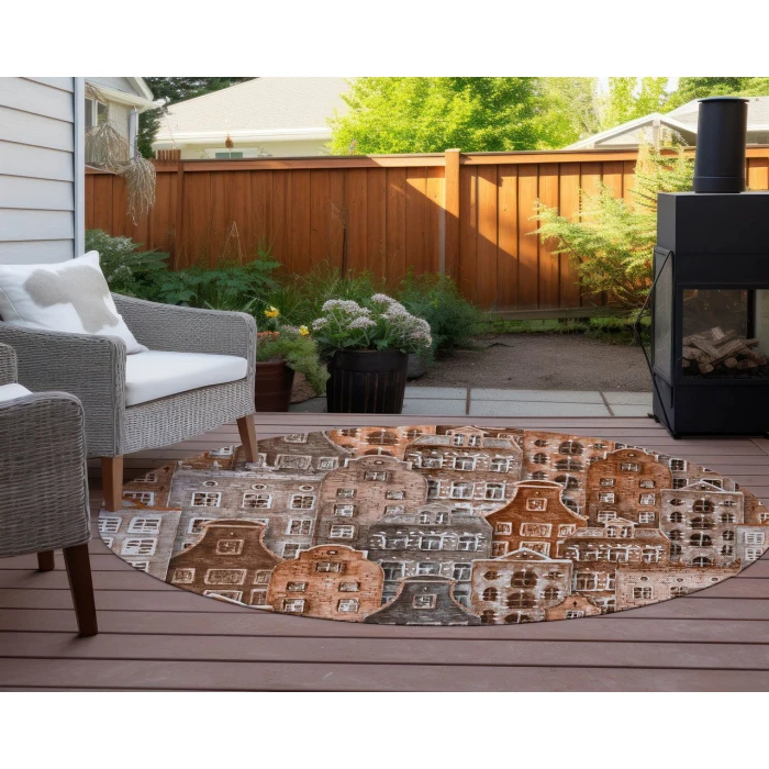Chantille ACN600 Paprika 8' x 8' Rug