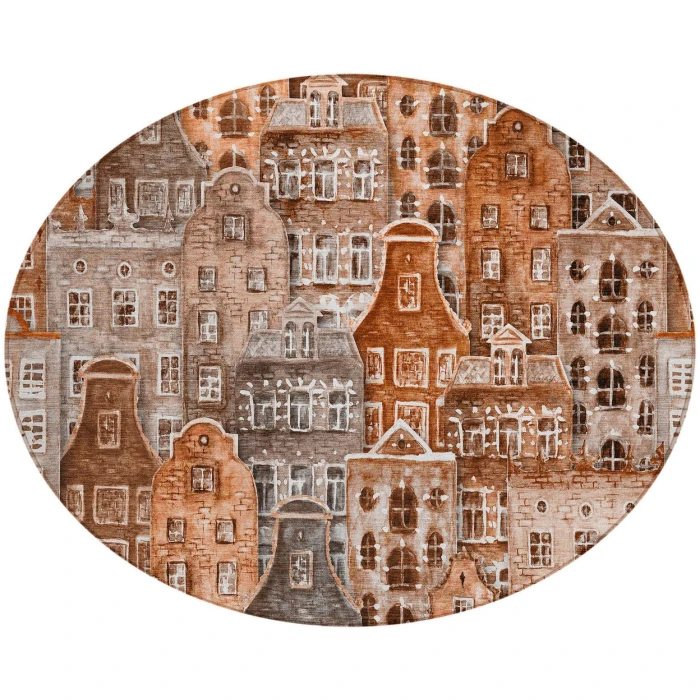 Chantille ACN600 Paprika 8' x 8' Rug