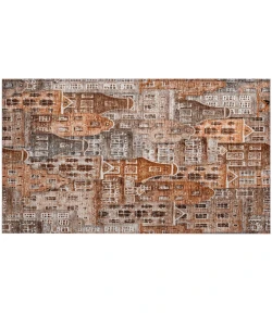 Addison Chantille ACN600 Paprika 1 ft. 8 in. x 2 ft. 6 in. Rectangle Rug