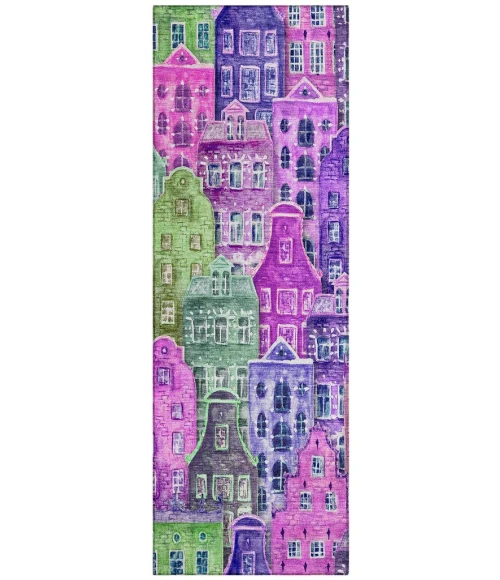 Chantille ACN600 Purple 2'3" x 7'6" Rug