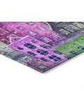 Chantille ACN600 Purple 3' x 5' Rug