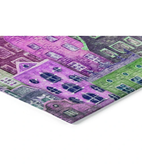 Chantille ACN600 Purple 3' x 5' Rug