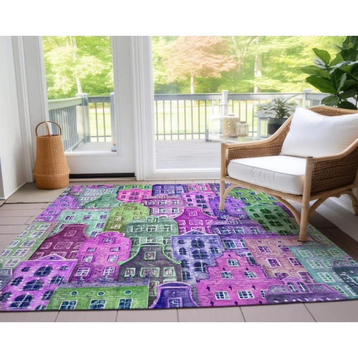 Chantille ACN600 Purple 10' x 14' Rug