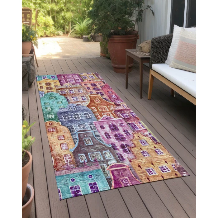 Chantille ACN600 Red 2'3" x 7'6" Rug