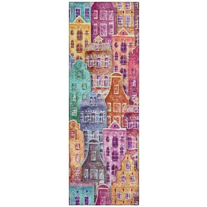 Chantille ACN600 Red 2'3" x 7'6" Rug
