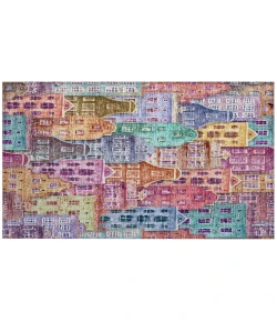 Addison Chantille ACN600 Red 1 ft. 8 in. x 2 ft. 6 in. Rectangle Rug