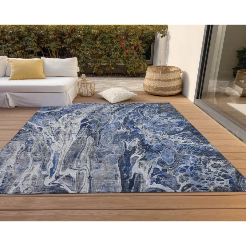 Chantille ACN602 Blue 5' x 7'6" Rug
