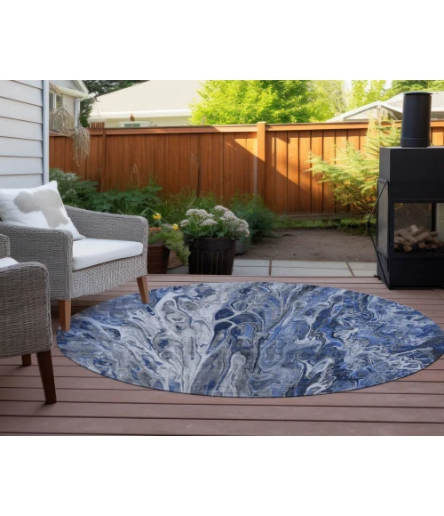 Chantille ACN602 Blue 8' x 8' Rug