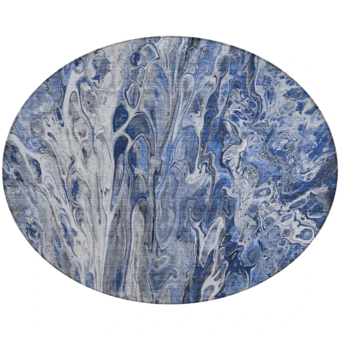Chantille ACN602 Blue 8' x 8' Rug