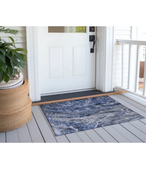 Chantille ACN602 Blue 1'8" x 2'6" Rug