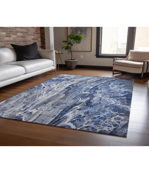 Chantille ACN602 Blue 9' x 12' Rug