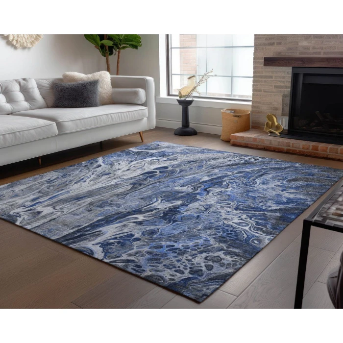 Chantille ACN602 Blue 8' x 10' Rug