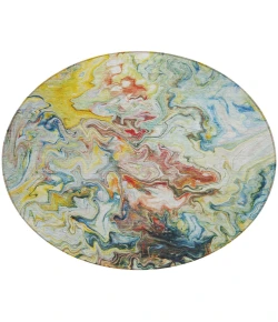 Addison Chantille ACN603 Ivory 8 ft. x 8 ft. Round Rug