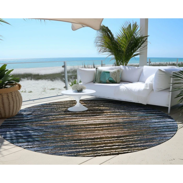 Chantille ACN604 Blue 8' x 8' Rug