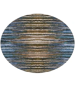 Addison Chantille ACN604 Blue 8 ft. x 8 ft. Round Rug