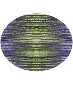 Addison Chantille ACN604 Purple 8 ft. x 8 ft. Round Rug