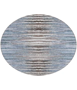 Addison Chantille ACN604 Sky 8 ft. x 8 ft. Round Rug