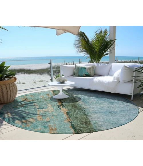 Chantille ACN605 Blue 8' x 8' Rug