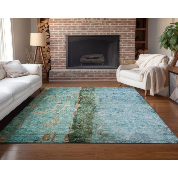 Chantille ACN605 Blue 10' x 14' Rug