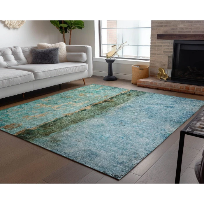 Chantille ACN605 Blue 10' x 14' Rug