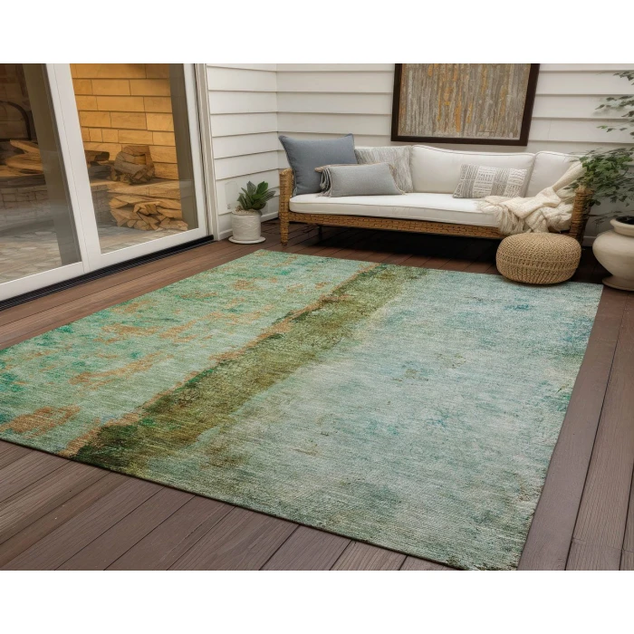 Chantille ACN605 Green 10' x 14' Rug