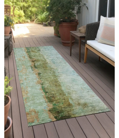 Chantille ACN605 Green 2'3" x 7'6" Rug