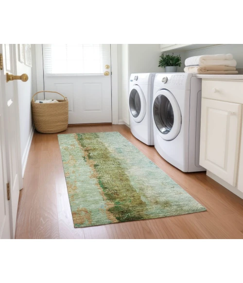 Chantille ACN605 Green 2'3" x 7'6" Rug
